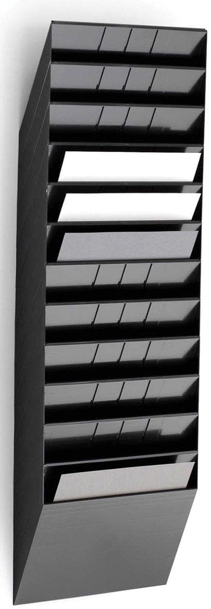 Durable folderhouder flexiboxx 12 a4 landscape zwart