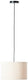 Brilliant tony - hanglamp - e27 max 1x25w - ribstof - beige