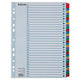 Numerieke tabbladen esselte mylar 100164 kleurenassortiment bopet