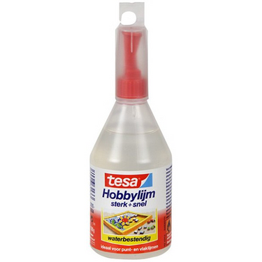 Tesa hobbylijm - 90 gram - hobby - knutselbenodigdheden - lijm - plakken lijmen - knutselen - alleslijm - knutsellijm voor kinderen