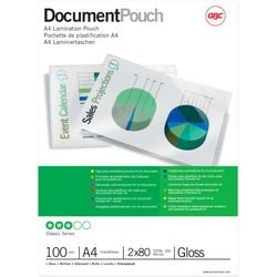 Gbc lamineerhoezen document transparant 100 stuks