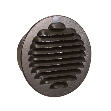 Renson 1059760 - inbouw rond schoepenr met gaas435r dia 80 ral 9005 zwart | 12 stuks