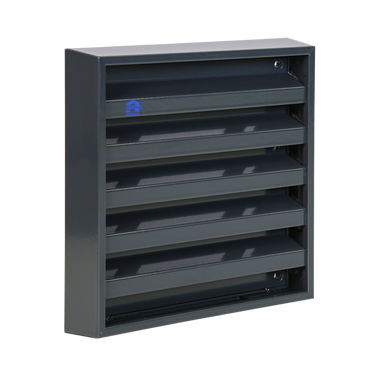 Renson 1062411 - skin opbouw muurrooster alu 431 (165x165) structuur 7016 | 2 stuks