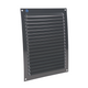 Renson 1062429 - opb.schoepenrooster plat alu 436 (200x250) structuur 7016 | 10 stuks