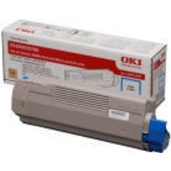 Tonercartridge oki 43872307 cyaan 2.000 pagina´s