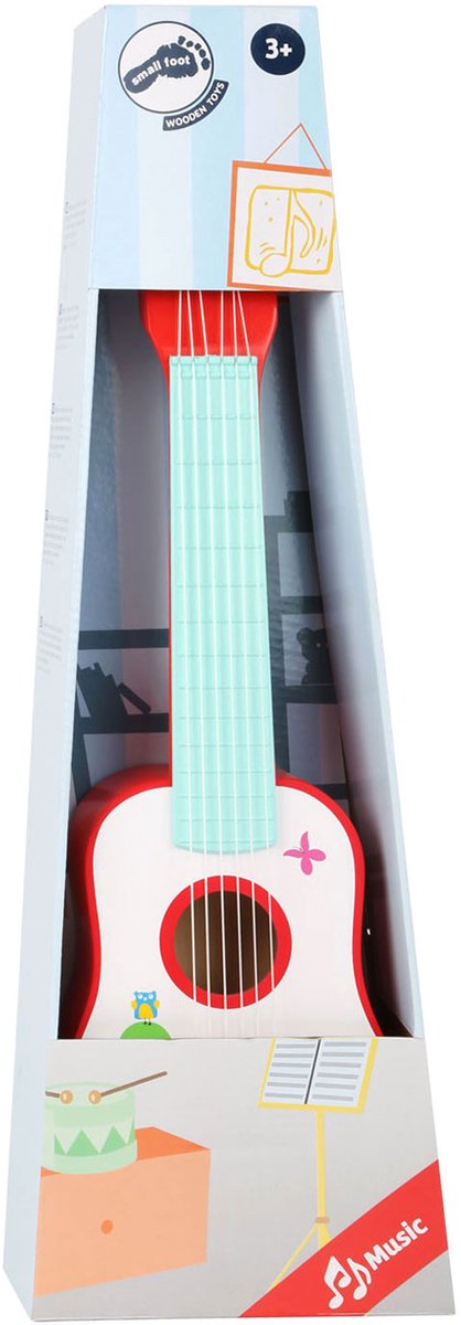 Load image into Gallery viewer, Small foot - houten gitaar kleine vos, 53cm
