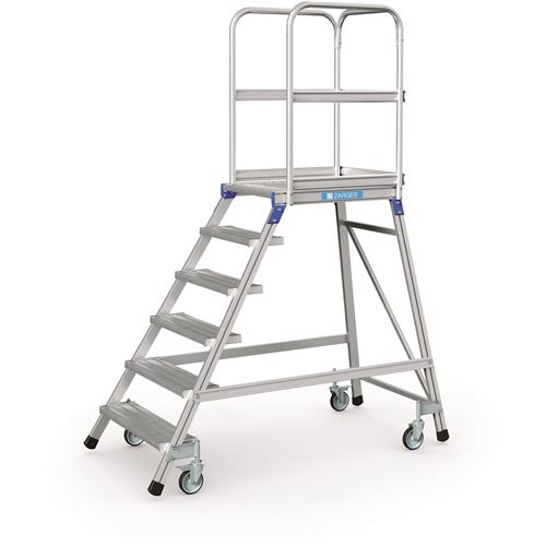 Zarges platformtrap verrijdbaar 1x6tr