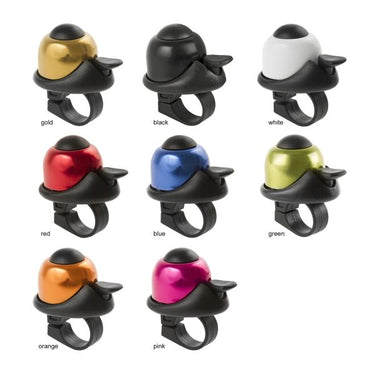 Edge fietsbel bella design mini ø36mm - zwart (op kaart)
