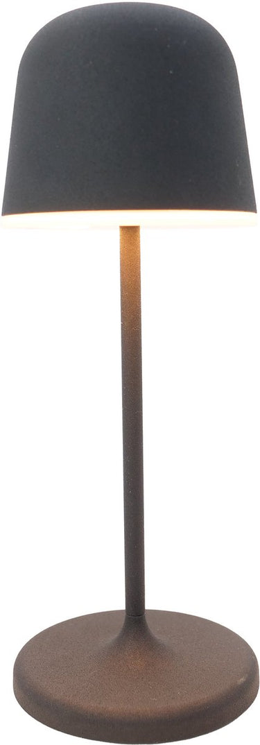 Eglo mannera-s tafellamp - priklamp - oplaadbaar (tot 28 uur licht) - 20 cm - zwart wit - draadloos - dimbaar - binnen en buiten