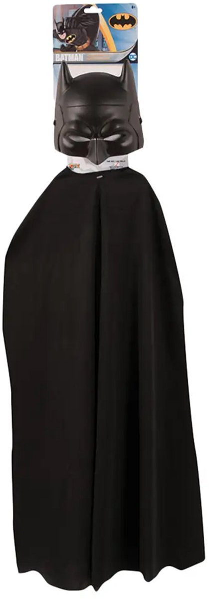 Batman cape and masker kit kinderkostuum - rubies - maat one size