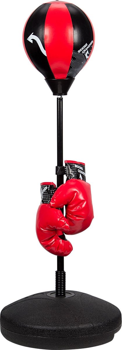 Get go get go bokstrainer standaard - junior - zwart rood