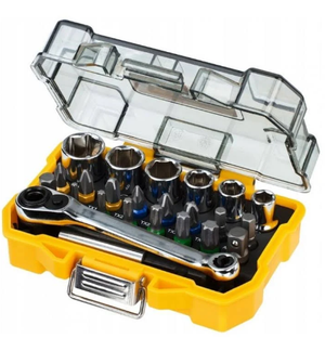 Dewalt dt71516-qz 24 delige bit en doppenset met ratel