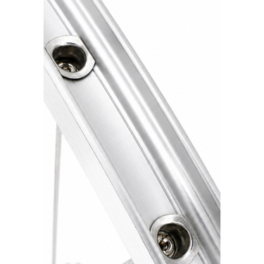 Abi voorwiel 28 inch zac 2000 - aluminium naaf - zilver