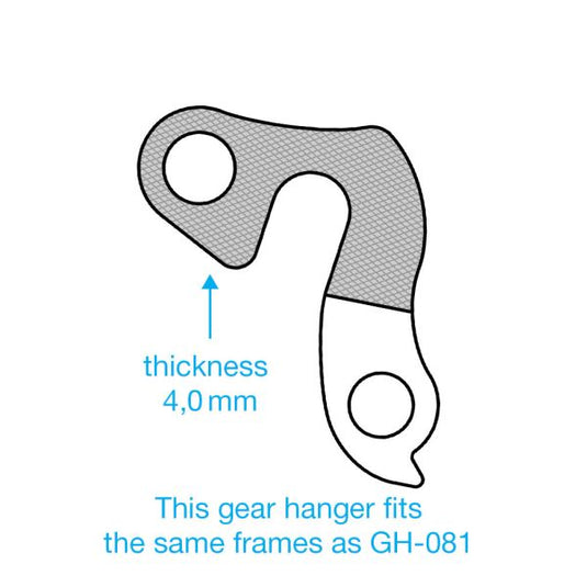 Union derailleurpad GH-013. diverse merken
