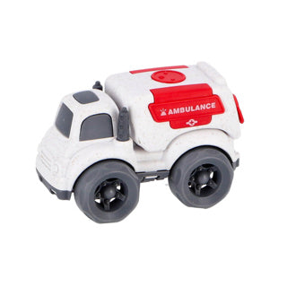 Jipy bioplastic auto ambulance | 2 stuks