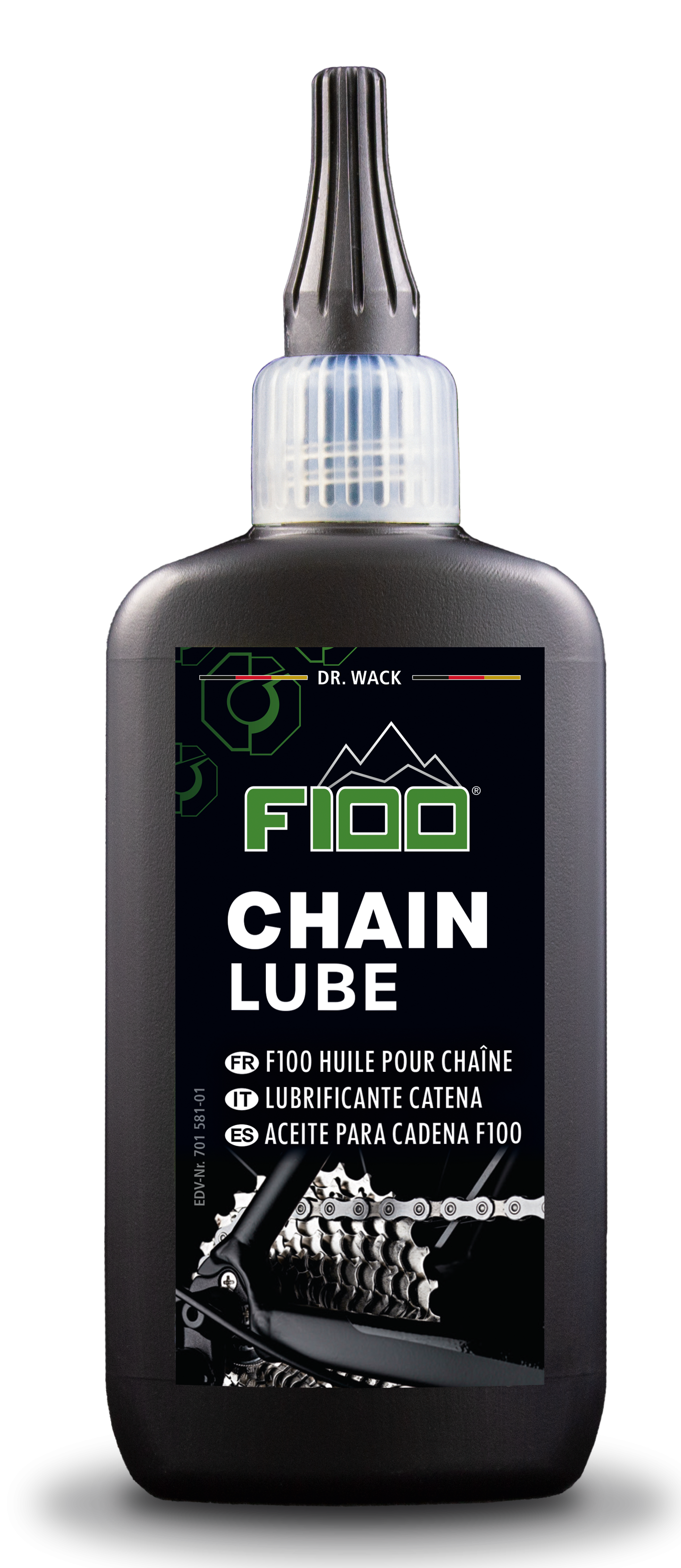 Chain lubricant DR.WACK F100 chain lube - dropper bottle à 100ml