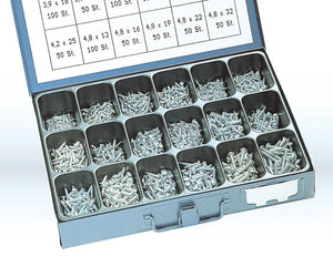 Dresselhaus assortiment plaatschroeven sort.tapping screws din 7981 galvanized