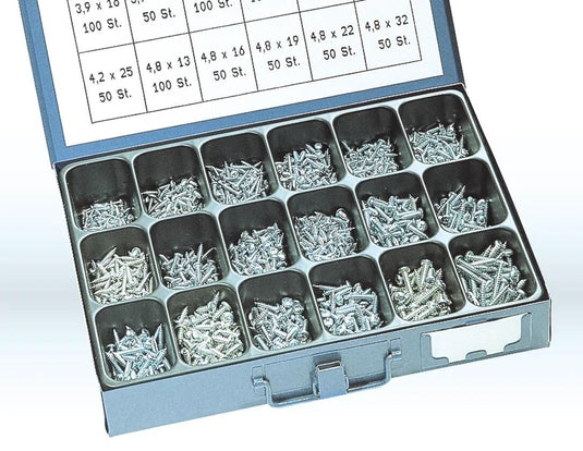 Dresselhaus blechschraubensortiment sort.tapping screws din 7981 galvanized