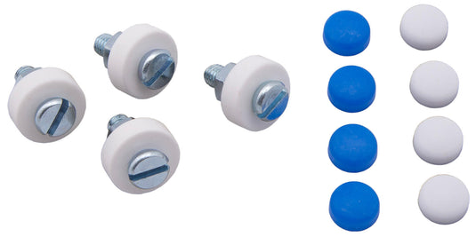Dresselhaus assortiment nummerbordchroeven sb-mix license plate number sb-m 6x20 caps(blue+white)