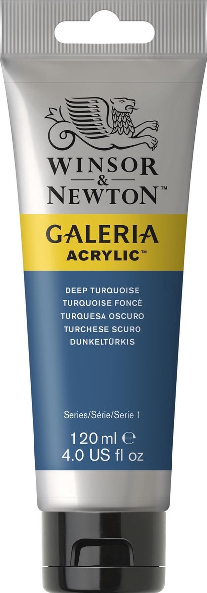 Winsor newton galeria acryl 120ml deep turquoise