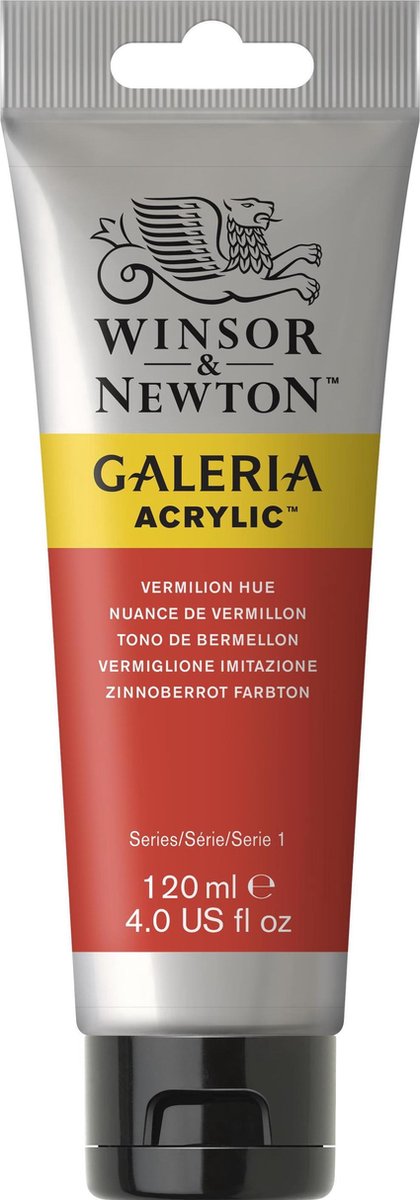 Winsor newton galeria acryl 120ml vermilion hue