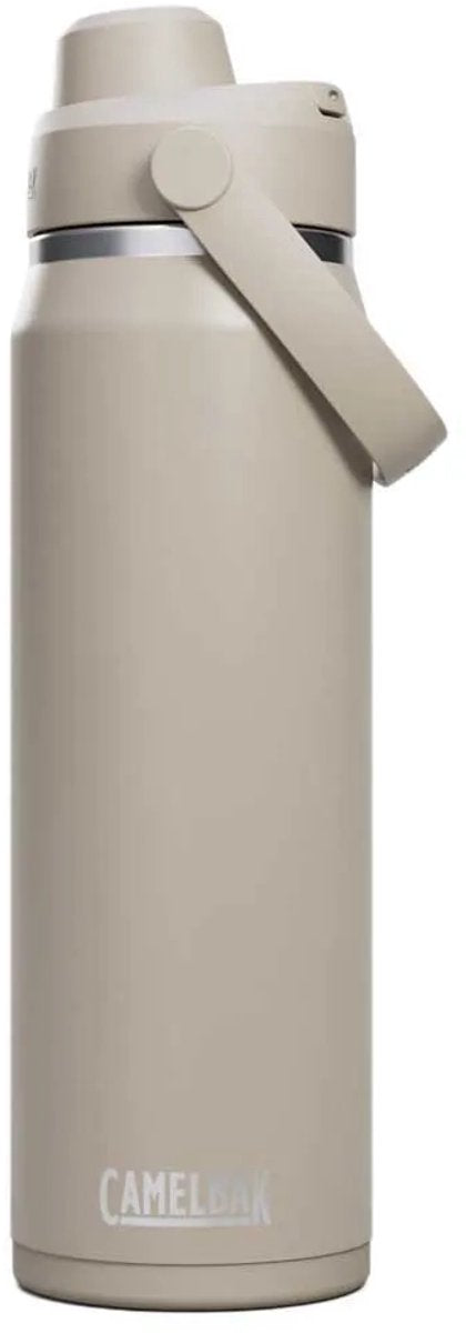 Camelbak thrive chug drinkfles - 750 ml - rvs - met draaidop - isolatie waterfles - beige