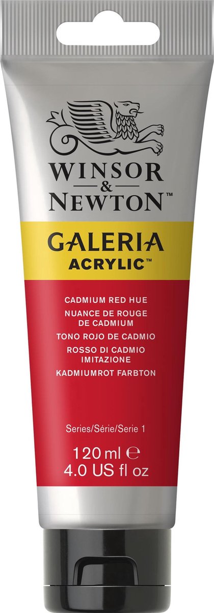 Winsor newton galeria acryl 120ml cadmium red hue