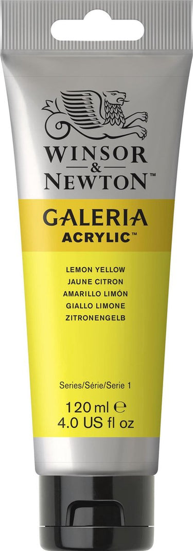 Winsor newton galeria acryl 120ml lemon yellow