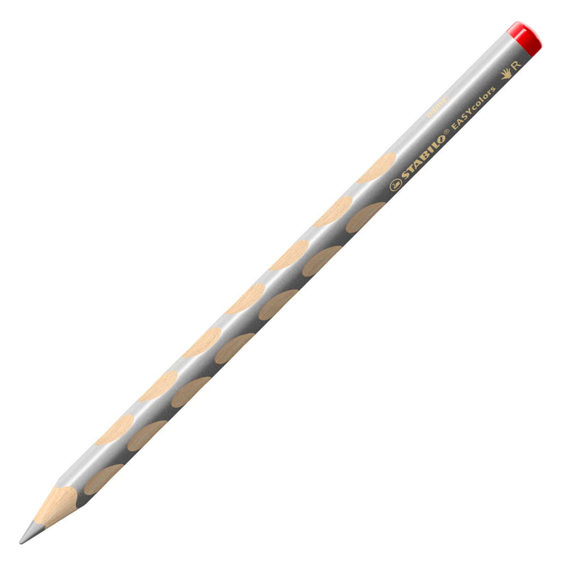 Load image into Gallery viewer, Stabilo easycolors rechtshandig kleurpotlood - zilver
