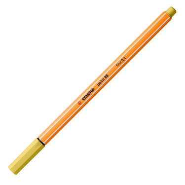 Stabilo point 88 fineliner - mosterd
