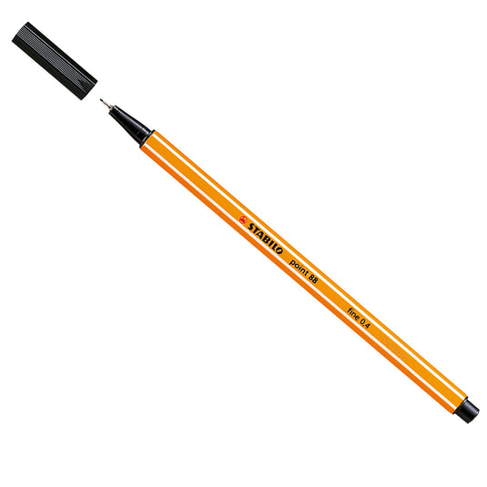 Stabilo point 88 - fineliner - zwart (88 46)