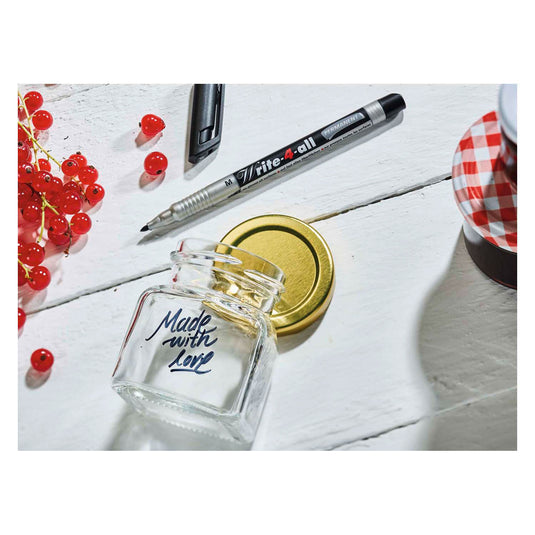 Stabilo write-4-all - permanent marker - superfine 0,4 mm - zwart - per stuk