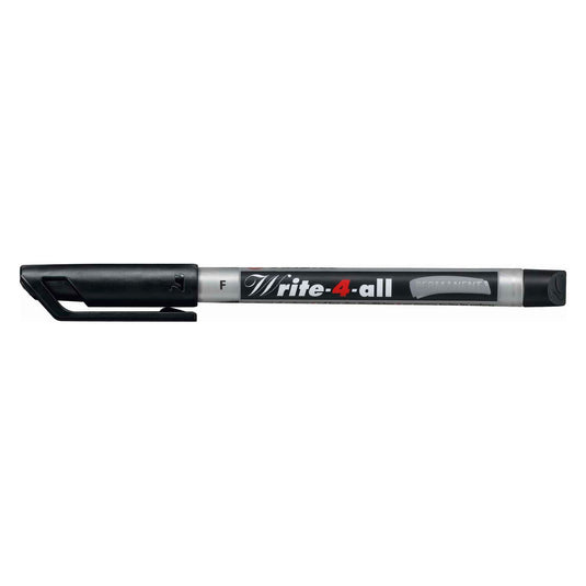 Stabilo write-4-all - permanent marker - fijn - zwart