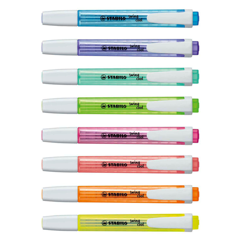 Load image into Gallery viewer, Stabilo swing cool - markeerstift - set met 8 stuks
