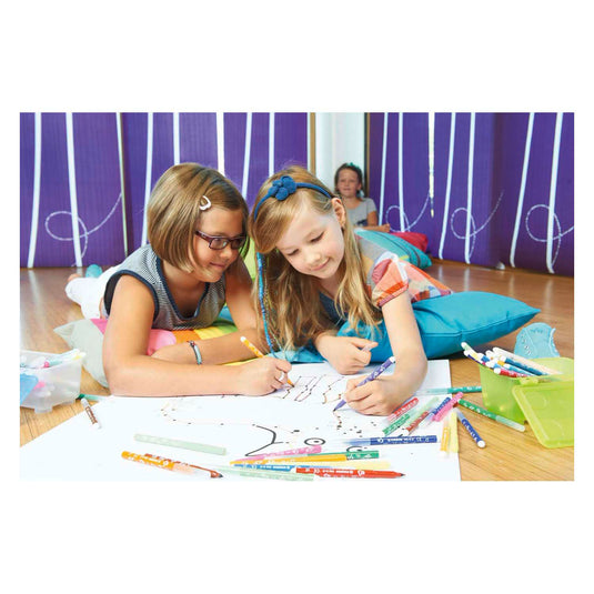Stabilo trio a-z - viltstift - set met 12 stuks