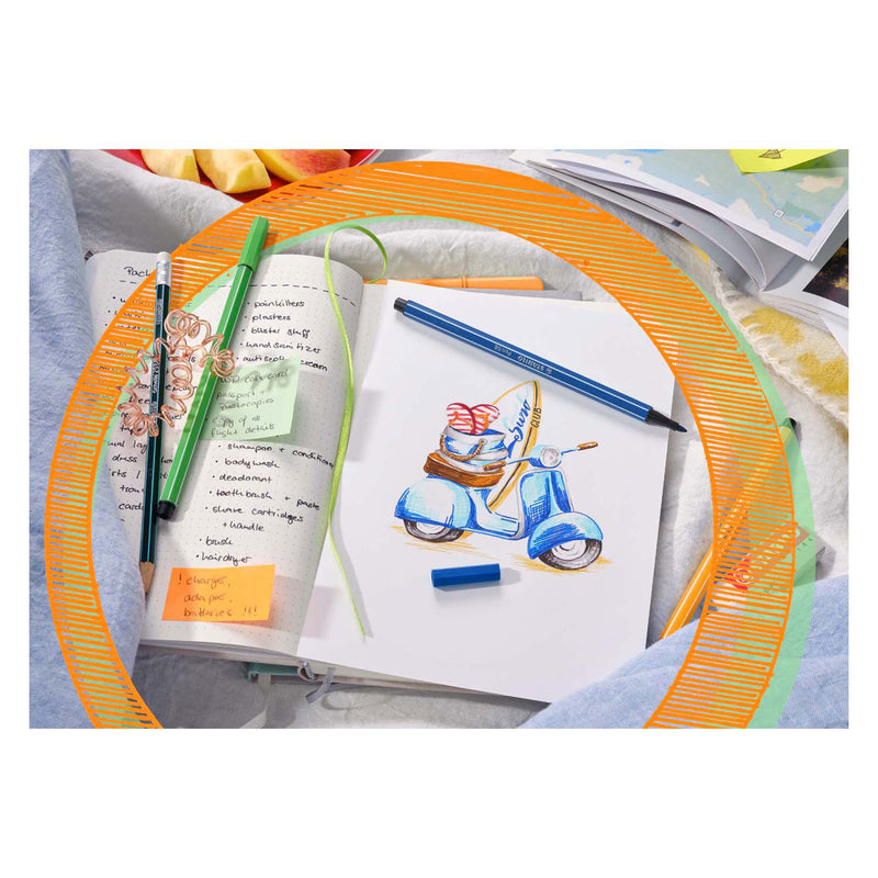 Load image into Gallery viewer, Stabilo viltstift pen 68 kleurenassortiment 6 stuks
