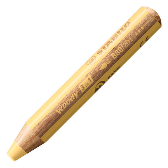 Stabilo woody 3 in 1 - multitalent kleurpotlood - pastel geel