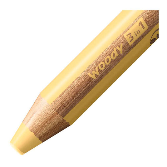 Stabilo woody 3 in 1 - multitalent kleurpotlood - pastel geel
