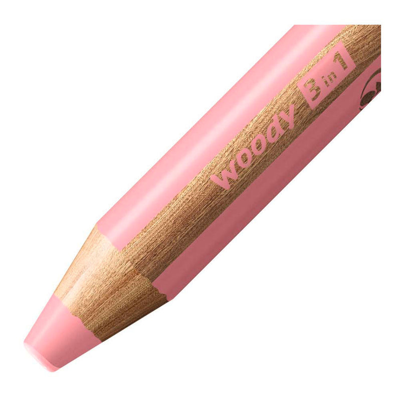 Load image into Gallery viewer, Stabilo woody 3 in 1 - multitalent kleurpotlood - pastel roze
