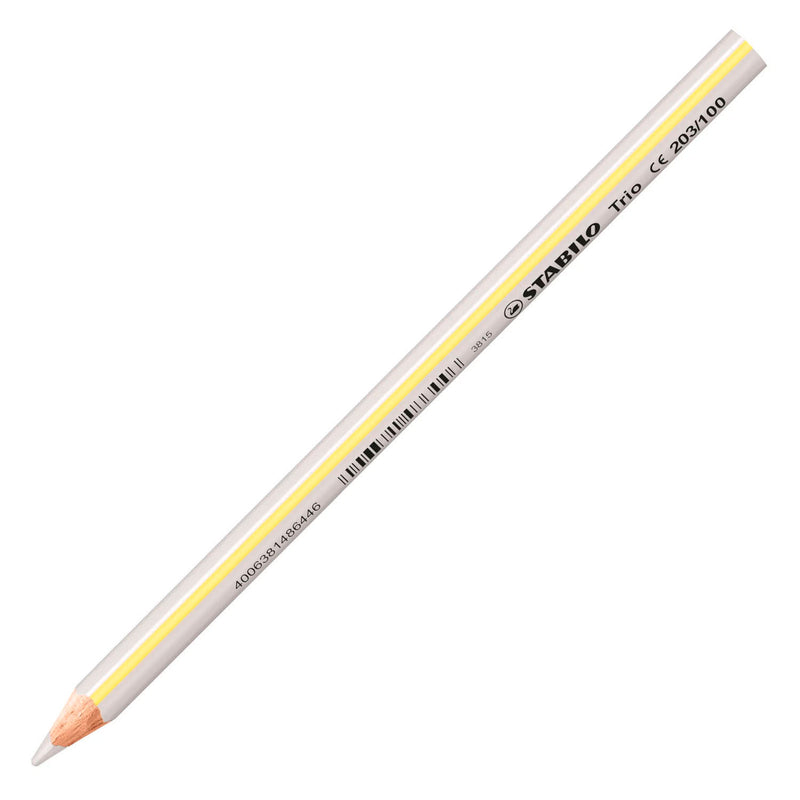 Load image into Gallery viewer, Stabilo trio thick ergonomisch kleurpotlood - wit
