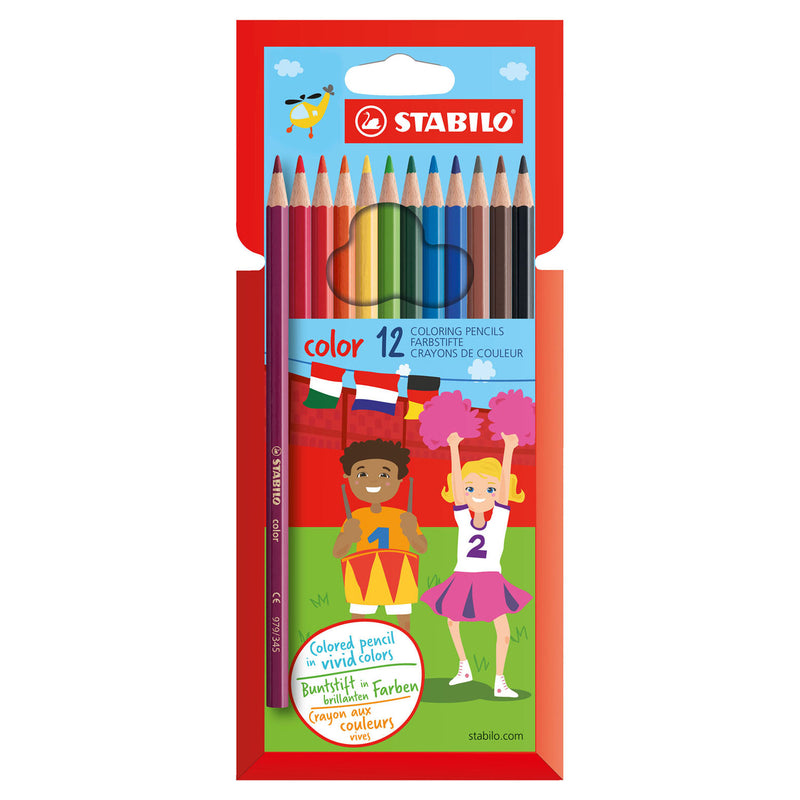 Load image into Gallery viewer, Stabilo color kleurpotlood etui 12
