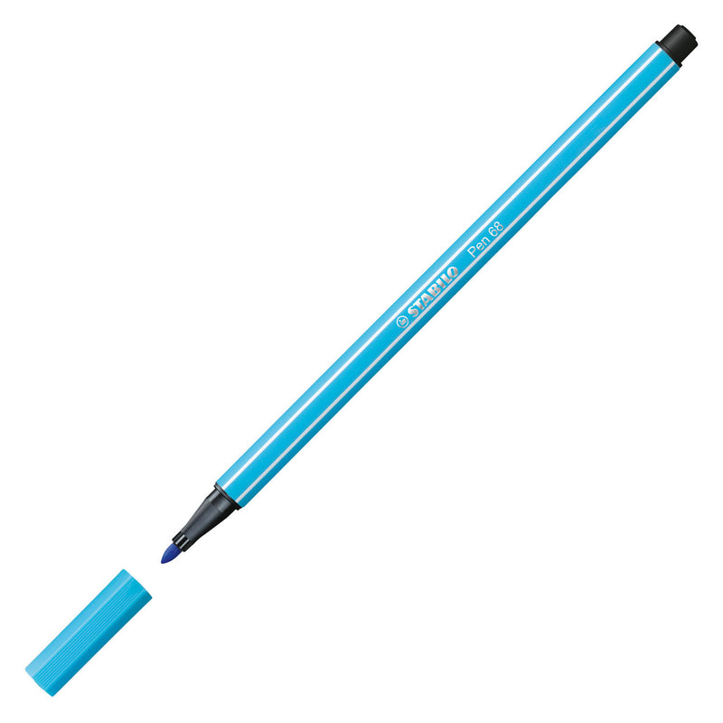 Load image into Gallery viewer, Stabilo pen 68 - viltstift - azuurblauw (68 57)
