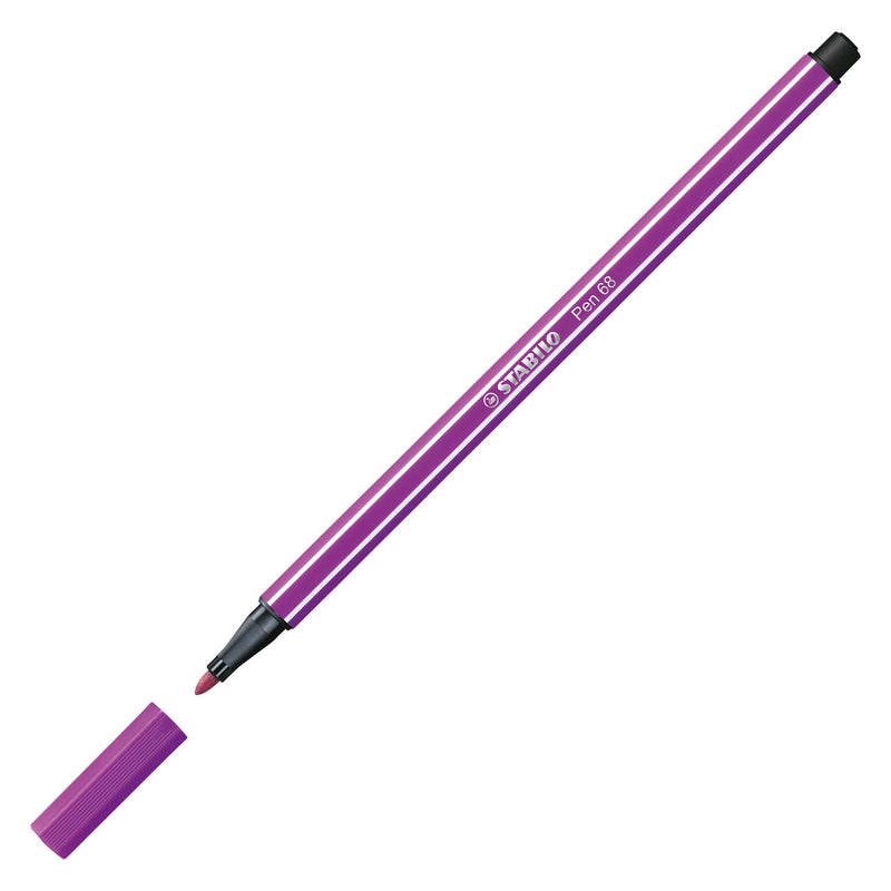 Load image into Gallery viewer, Stabilo pen 68 - viltstift - lila (68 58)
