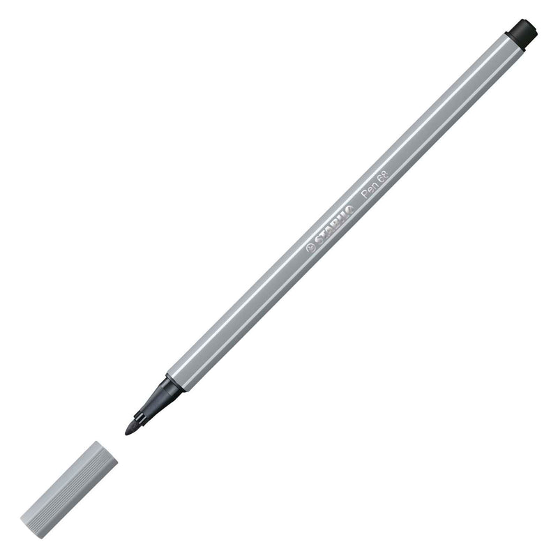 Load image into Gallery viewer, Stabilo pen 68 - viltstift - medium koud grijs (68 95)
