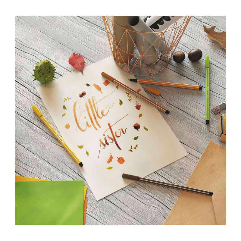 Load image into Gallery viewer, Stabilo pen 68 - viltstift - diep koud grijs (68 97)
