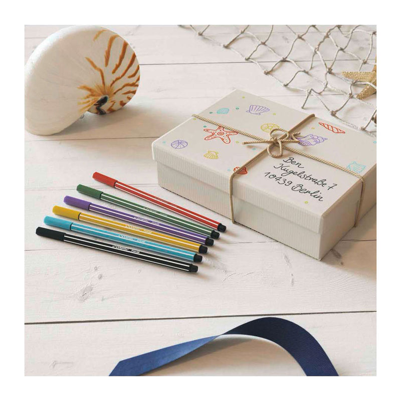 Load image into Gallery viewer, Stabilo pen 68 - viltstift - fluoriserend geel (68 024)
