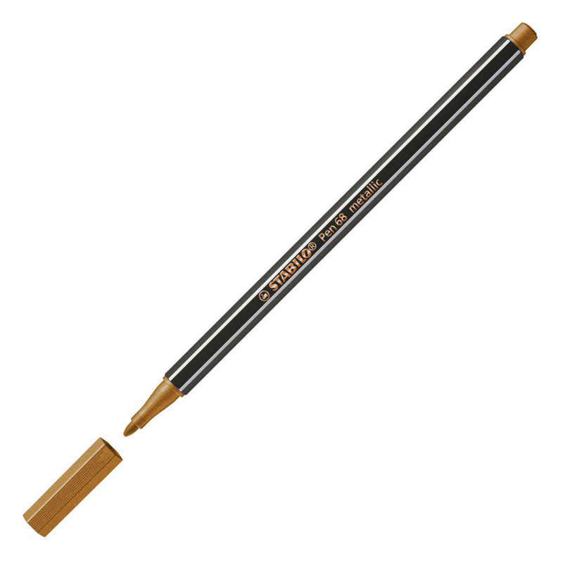 Load image into Gallery viewer, Stabilo pen 68 metallic - viltstift - koper (68 820)
