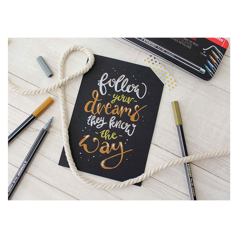 Load image into Gallery viewer, Stabilo pen 68 metallic - viltstift - koper (68 820)
