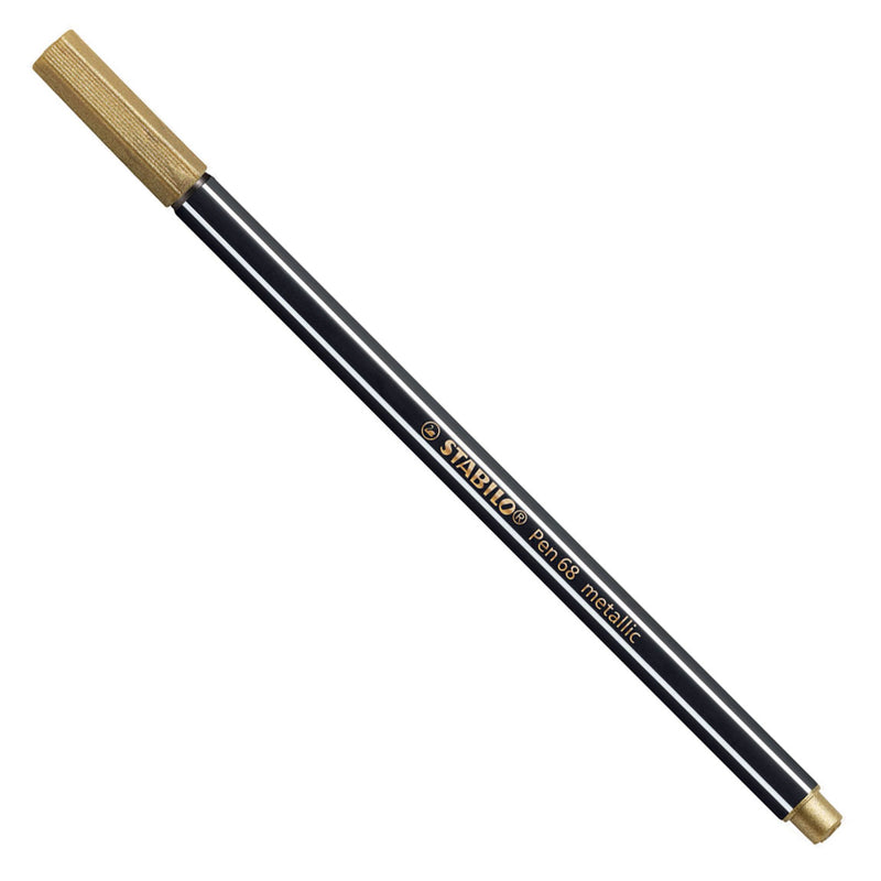 Load image into Gallery viewer, Stabilo pen 68 metallic - viltstift - metallic goud (68 810)
