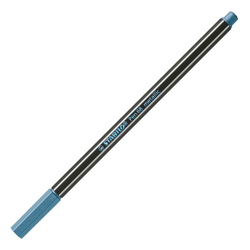 Load image into Gallery viewer, Stabilo pen 68 metallic - viltstift - blauw (68 841)
